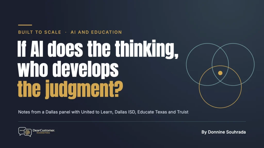 Panel with United to Learn, Dallas ISD, Educate Texas, and Truist Financial Shared Views About AI and Education